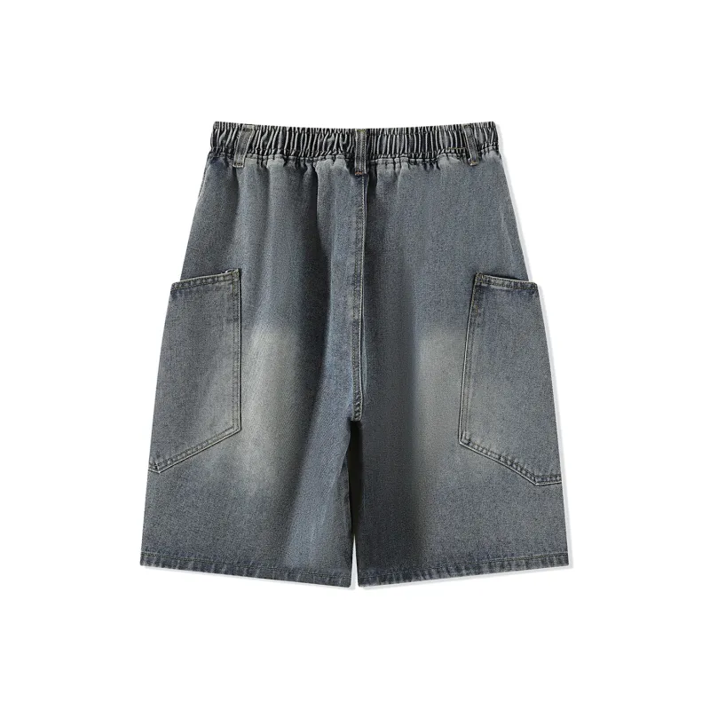 Michael Rock Denim Shorts Unisex-5