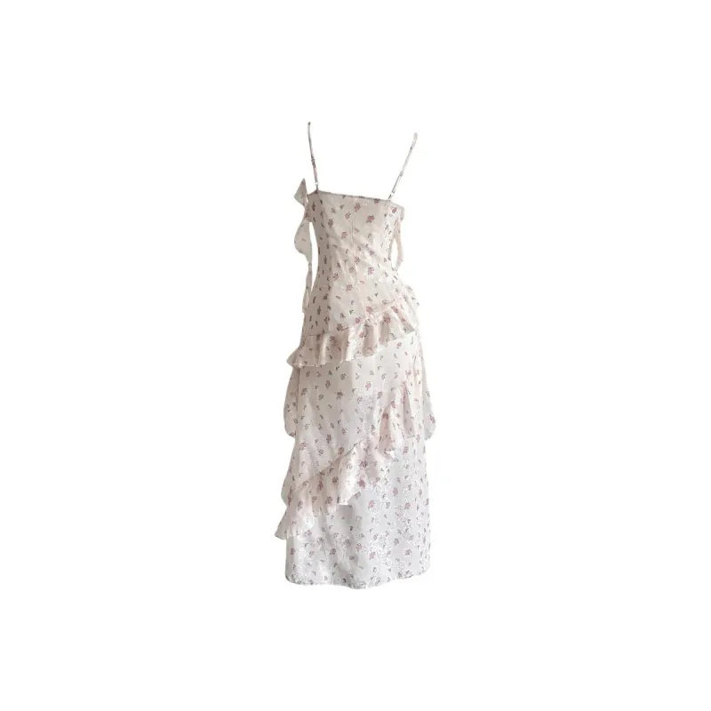 Mu Xiao Xin Slip Dresses Women's Image Color-1