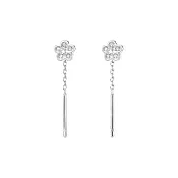 NVBBK 999 Fine Silver Drop Earrings Women's