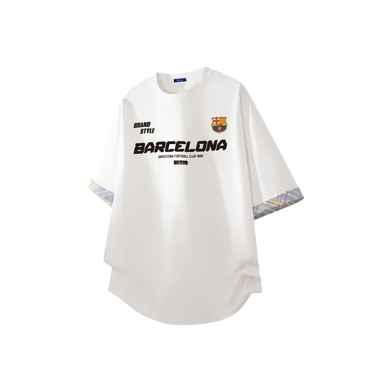 FCB ARCELONA T Shirts Unisex-4