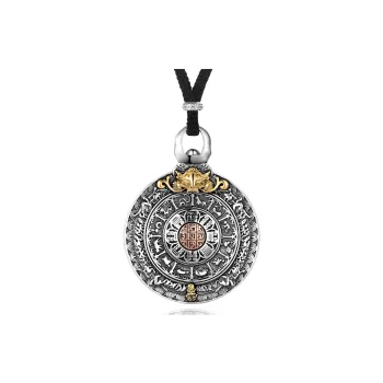 PINK U 925 Sterling Silver Pendants Men's
