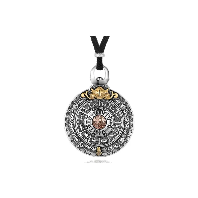 PINK U 925 Sterling Silver Pendants Men's-0
