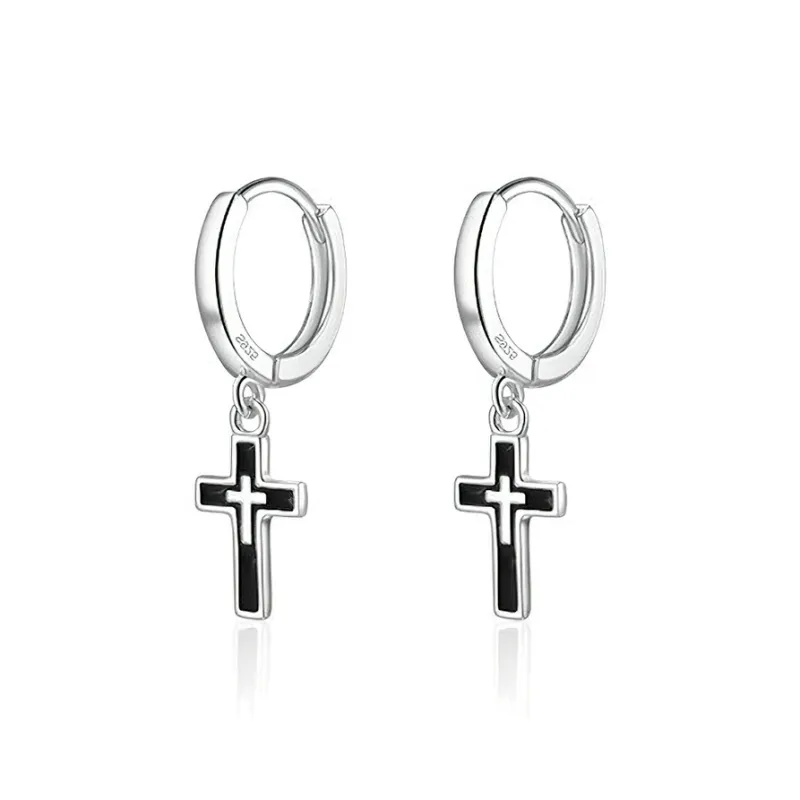AIDIER 925 Sterling Silver Earrings Unisex-0