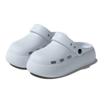 LATE TIME Closed Toe Slippers Summer Slip Resistant Eva Platform Slippers For Women's