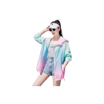 Flowers In Water Cropped Coat Women's