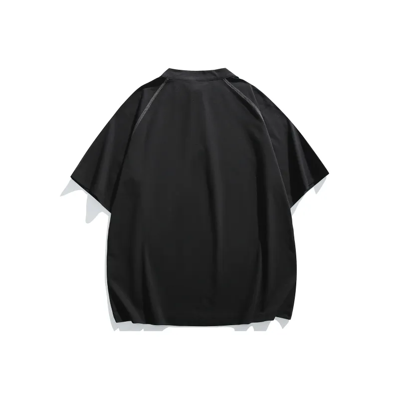 CHARLIE GOLF T Shirt Unisex Polar Black-1