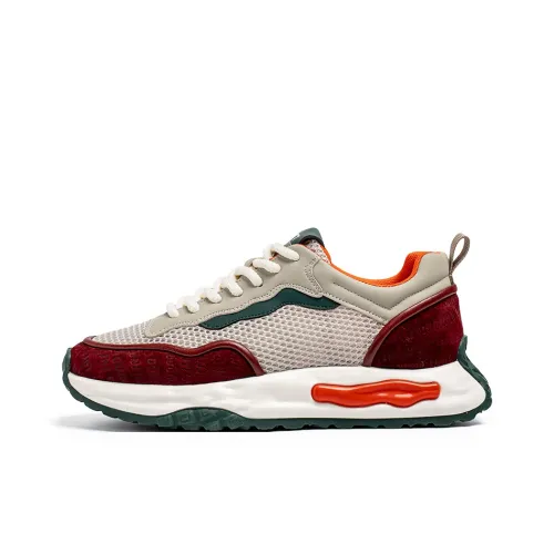 BINGO DUCK Slip Resistant, Breathable, Height Increasing Low Top Casual Shoes Men's
