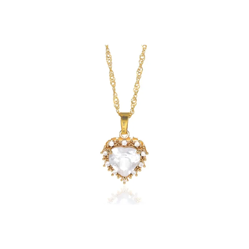 ALI THE FOX Titanium Steel Necklaces Women's-6