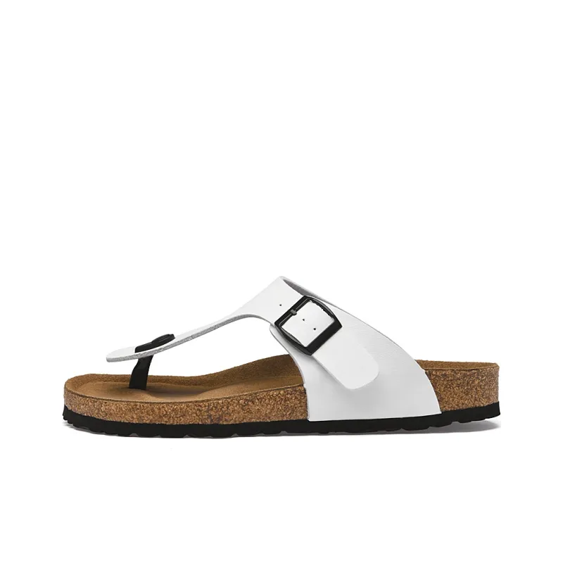 XIMO BULL Rubber Sole Embroidery Odor Resistant Flip Flops Unisex-10