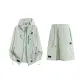 Light Pea Green-Black Logo Black Sole
