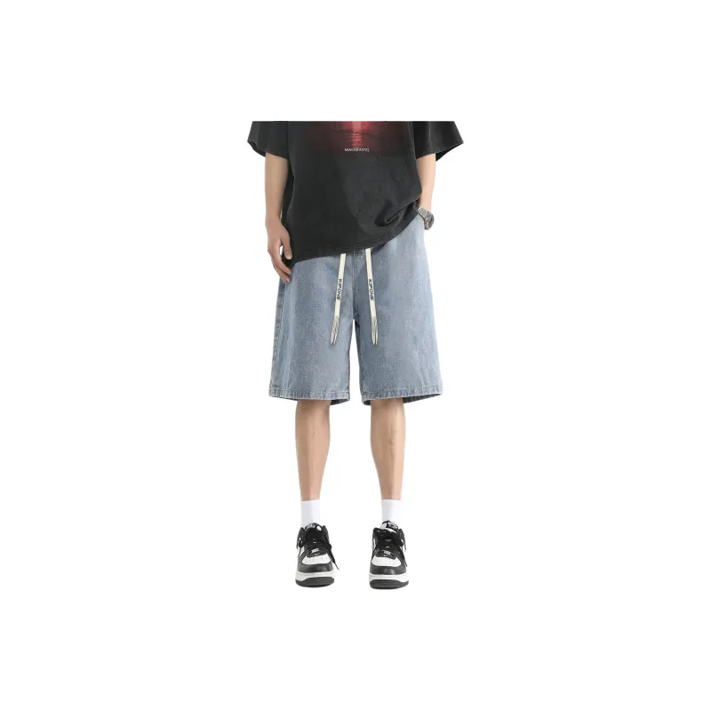KIPONE Denim Shorts Unisex-3