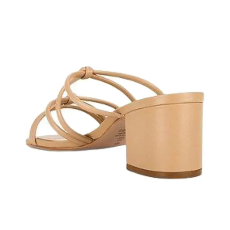 Schutz Slide Slippers 5.5cm Women's Brown-3
