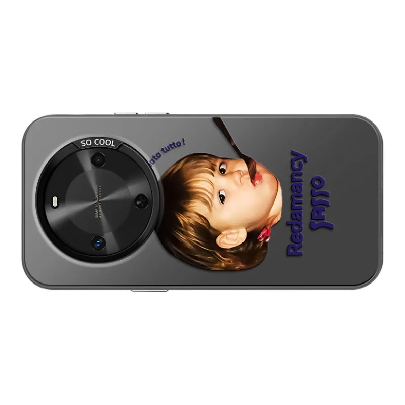 YAOCAI Acrylic Material Biting Spoon Little Boy Phone Cases Compatibility With MVMOM 30/20 Trendy And Cool-9