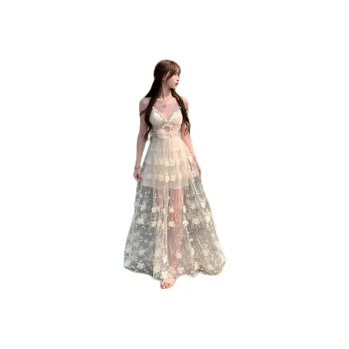 Jackets & Coats Slip Dresses Women's Pear Blossom White