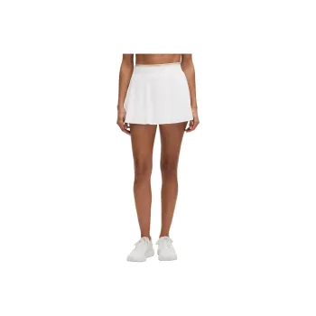 Lululemon VarsitySwift Tennis Bottom Women's White/Champagne Lurex