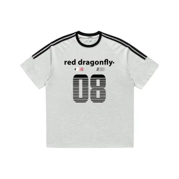 RED DRAGONFLY Short Sleeved T Shirts Unisex