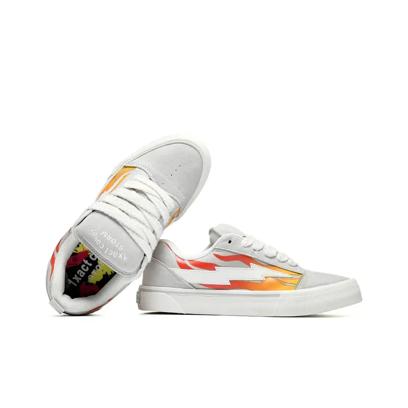 1xact Cover Slip Resistant, Abrasion Resistant, Lightweight, Breathable, Support Low Top Skateboard Shoes Unisex-12