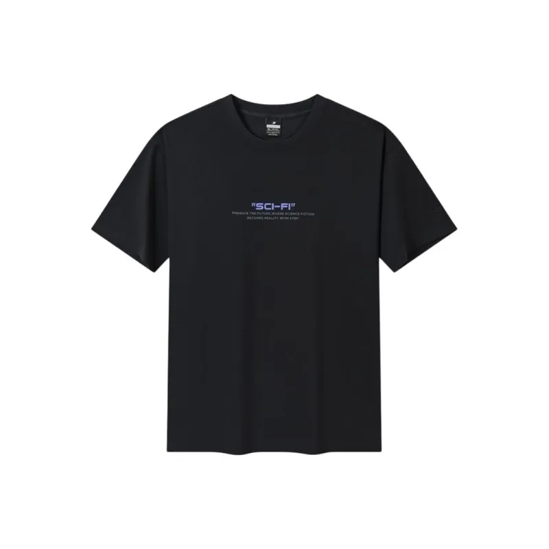 XTEP T Shirts Men Jet Black-0