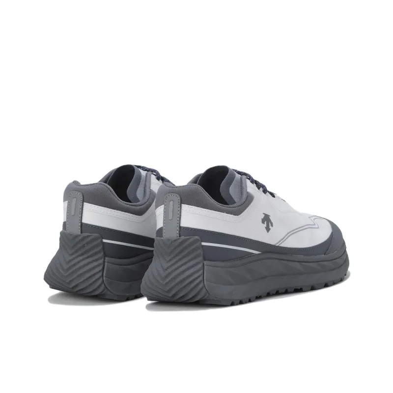 DESCENTE Terrain D Anti Slip Wear Resistant Low Top Casual Shoes Unisex White Gray-3