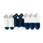 2 White 1972+2 Navy Blue+3 White Multicolor