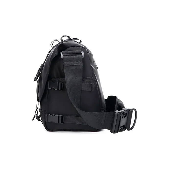 BEN SHERMAN Polyester Crossbody Bag, Shoulder Bag Unisex Black-2