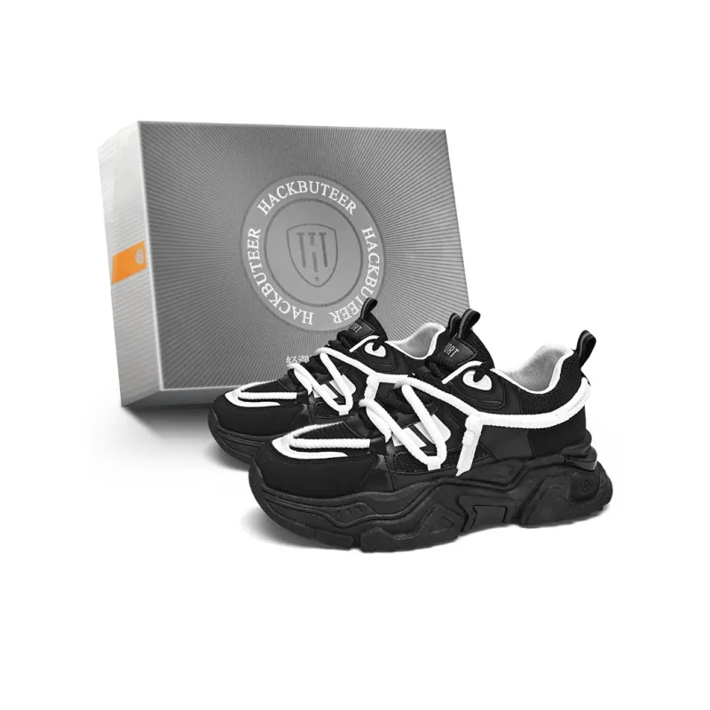 HACKBUTEER Low Top Casual Shoes Men's Box Included-5