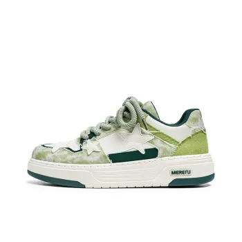 Green Feet Slip Resistant Shock Absorbers Low Top Skateboard Shoes Men's