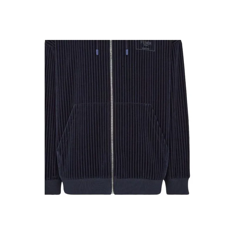 FENDI FW24 Jackets & Coats Men's Blue-6