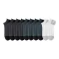 4 Dark Gray+4 Ink Blue+2 White
