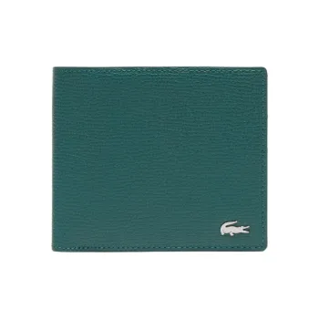 LACOSTE Cow Leather Wallet Men's Green