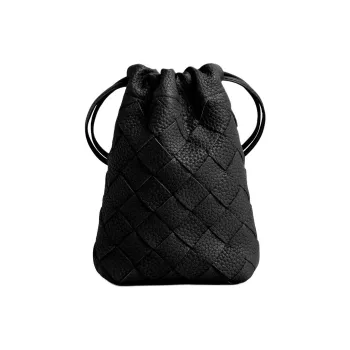 Bottega Veneta Cow Leather Crossbody Bag Men's Black