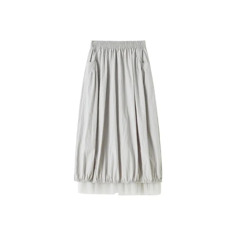 Ning Cai Yuer Casual Long Skirt Women's-0