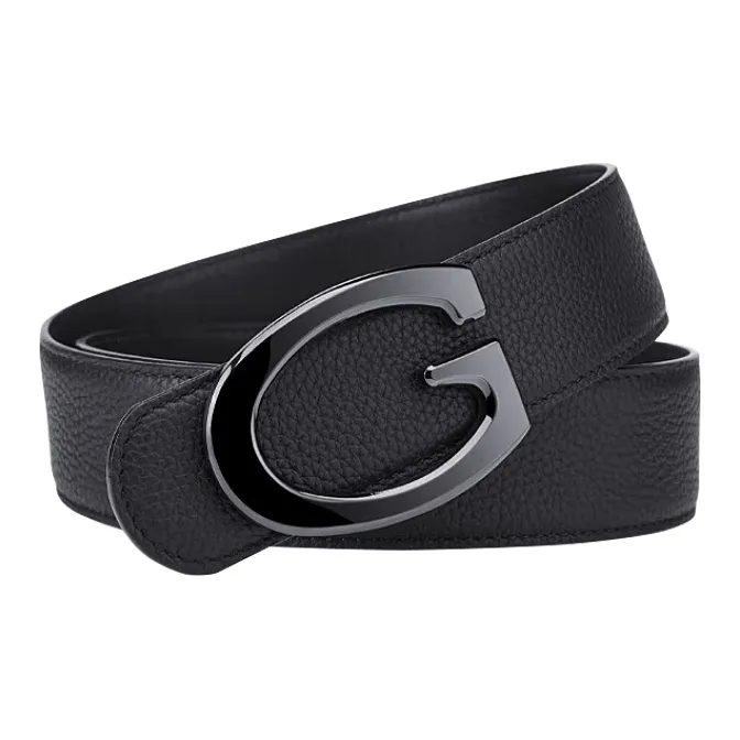 ROBINHOOD Cow Leather Belts Men's 3.8cm-0