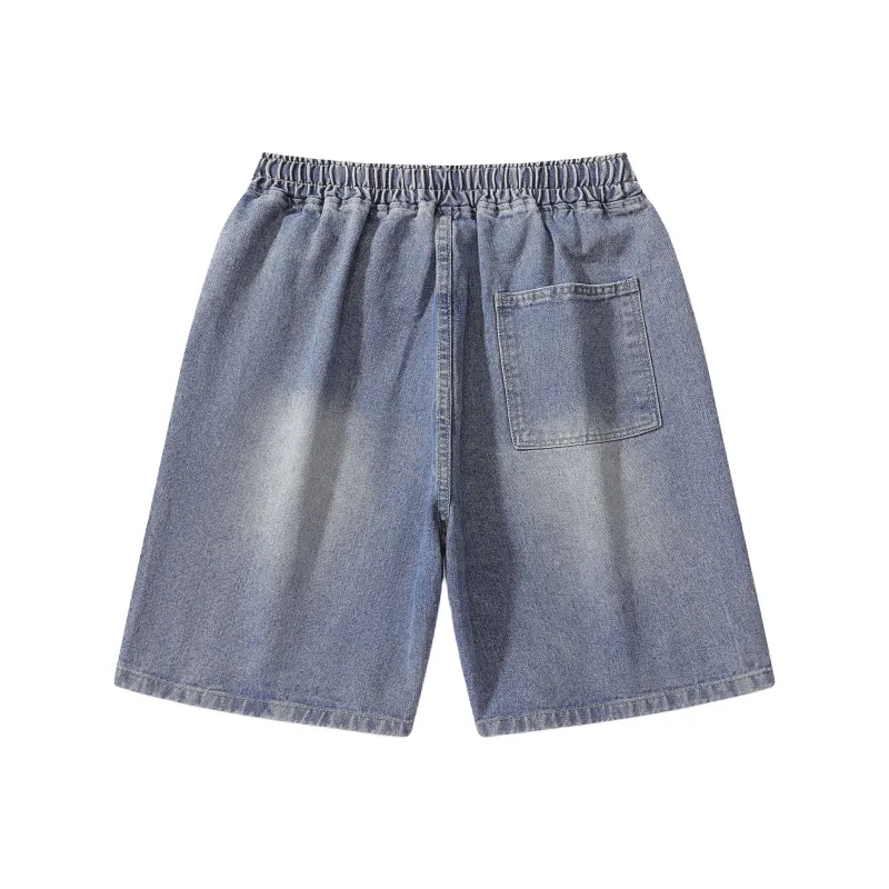 KIPONE Denim Shorts Unisex Blue-1