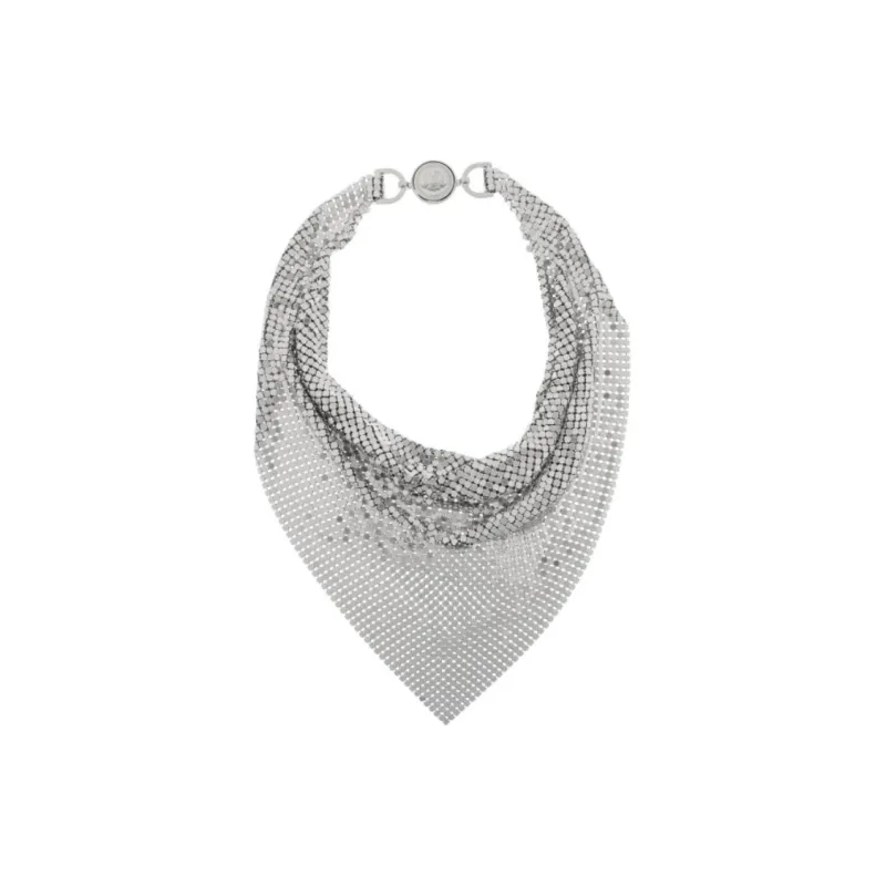 VERSACE Metal Necklaces Women's Silver-0