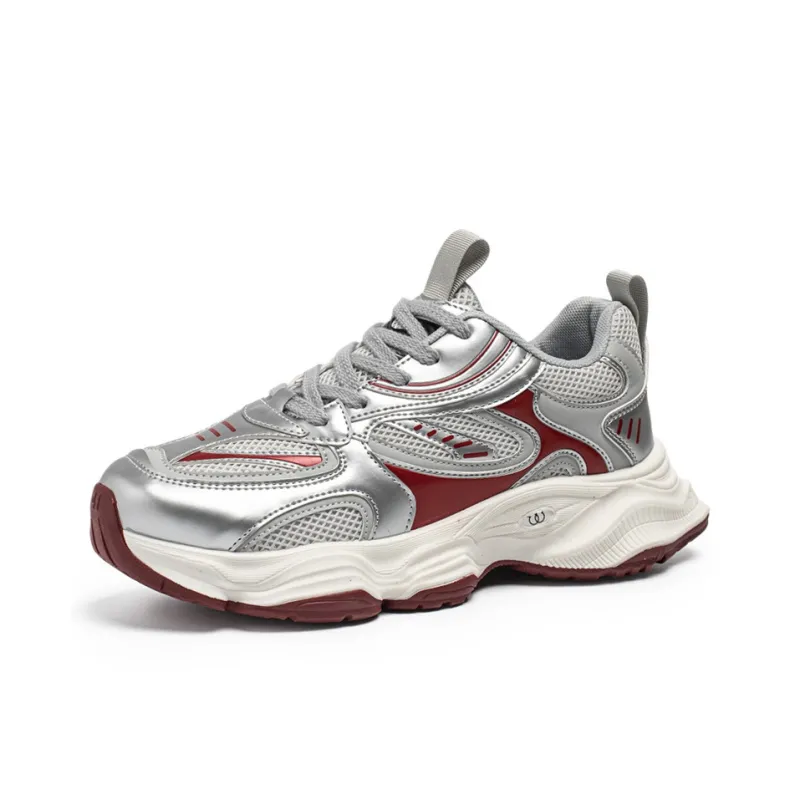 ROBINHOOD Cushioning, Slip Resistant, Abrasion Resistant, Coverage, Support, Lightweight Low Top Chunky Sneakers Men's-6