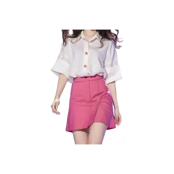Flowers In Water Skirt Set Women's