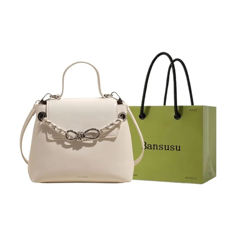 Bansusu PU One Shoulder Handbag Women's Multicolor-4