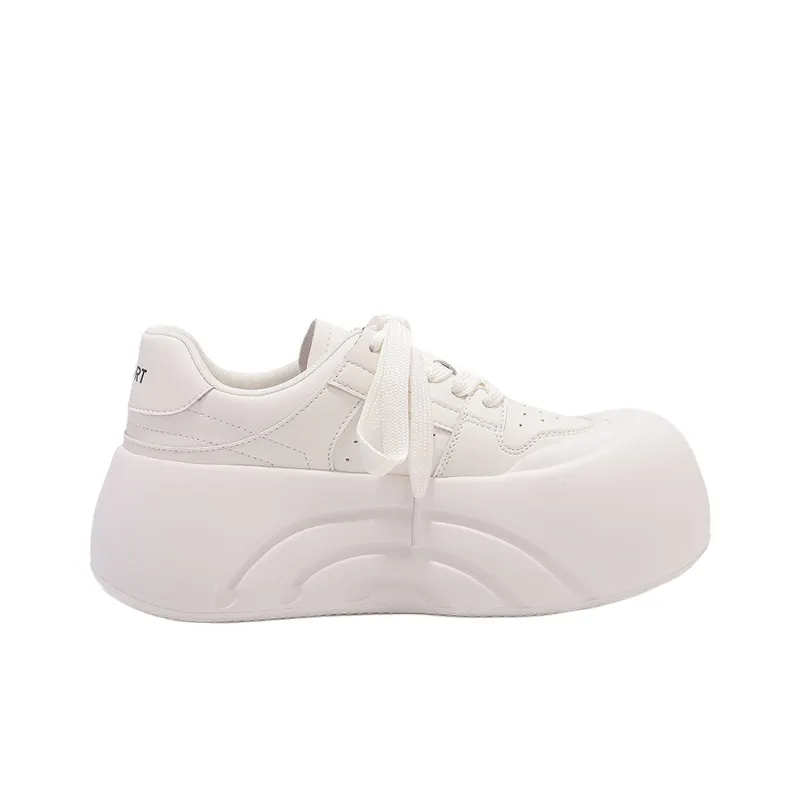 Shen Linsen Anti Slip Wear Resistant Low Top Skateboard Shoes Women's Ecru-1