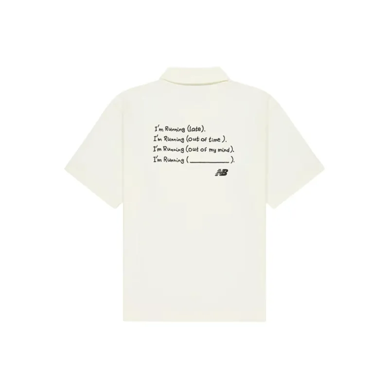 New Balance SS25 Polo Shirt Men's White-1