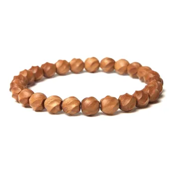 LINKY Laboratory Old Mountain Sandalwood Beaded Bracelet Unisex