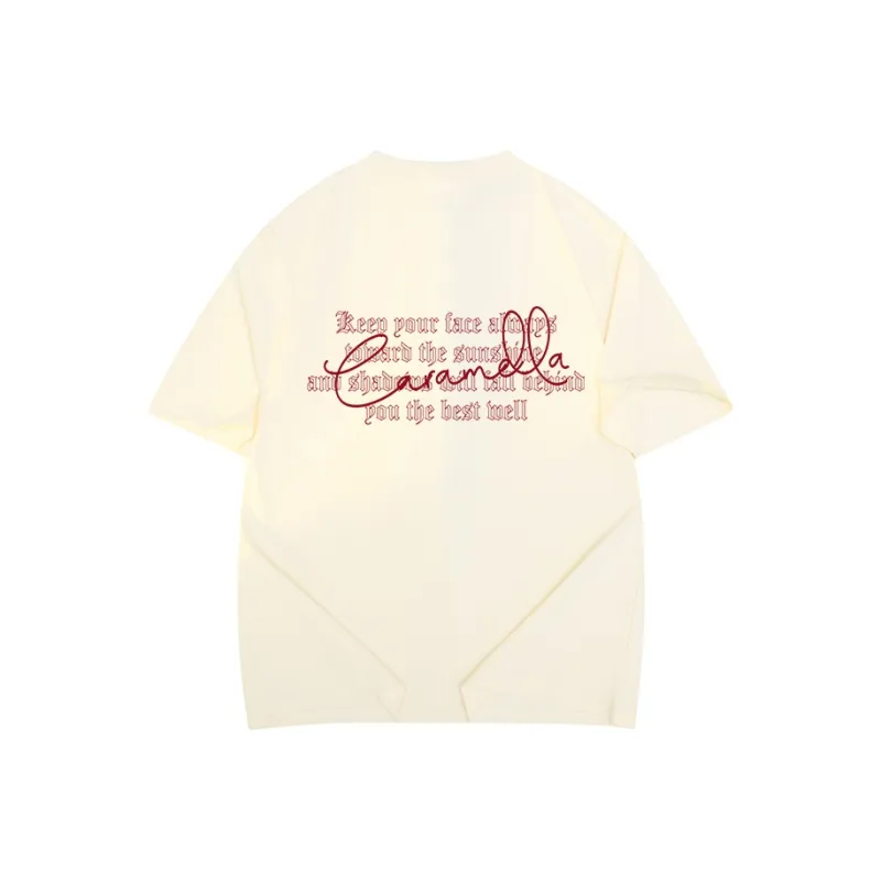 Caramella Drop Shoulder Sleeve T Shirt Women's-13