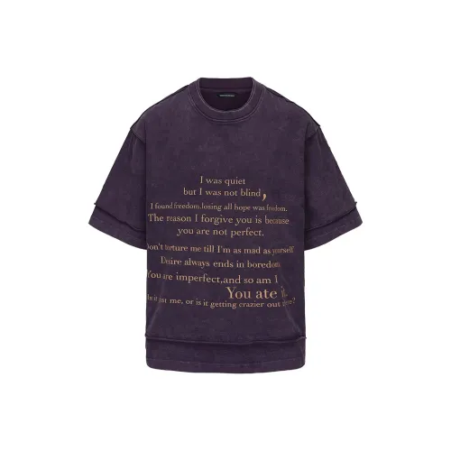VANN VALRENCÉ T Shirts Unisex Dark Purple