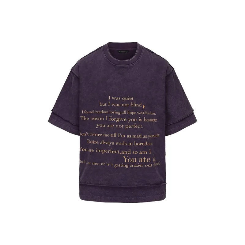 VANN VALRENCÉ T Shirts Unisex Dark Purple-0