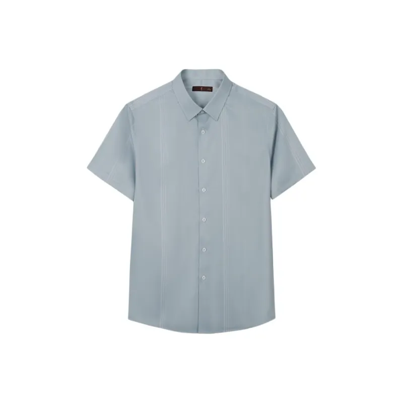 Wit Shirts Men Gray Blue-0