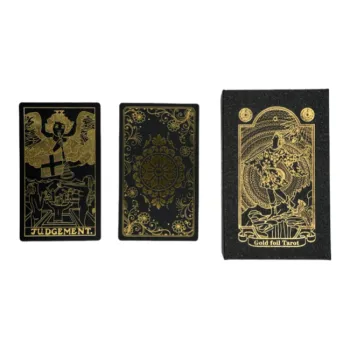 Gollum Metallic Tarot Cards Tarot Color Printing PVC Waterproof Board Games