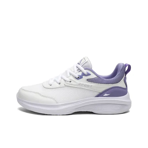 Kuding Running Shoes Women's Low Top White Purple/Black Purple/White Pink