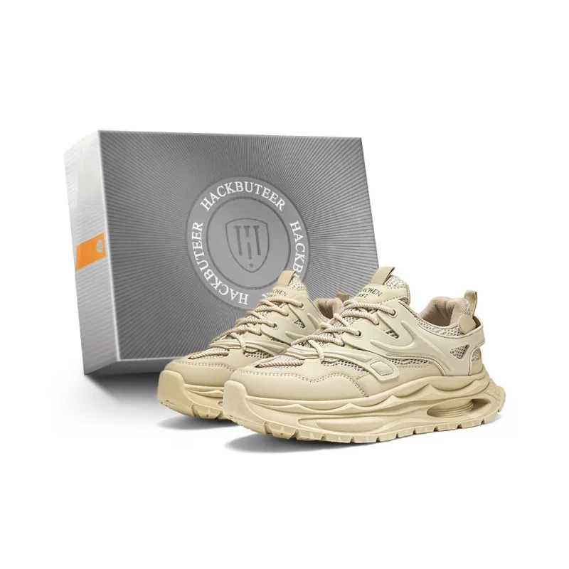 HACKBUTEER Low Top Chunky Sneakers Men's Box Included-14
