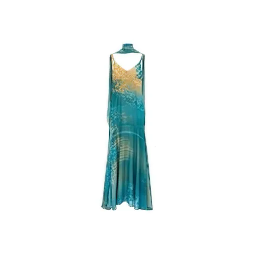 KYKW Slip Dresses Women's Blue