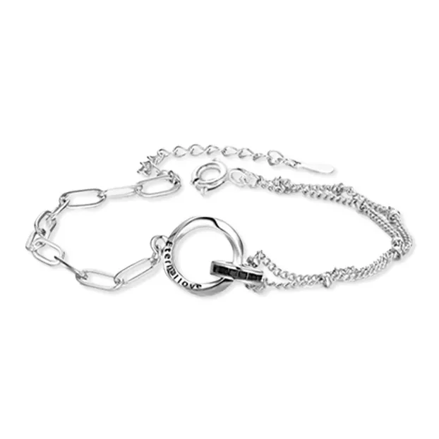 JUICY GRAPE S925 Silver Bracelets Unisex-5